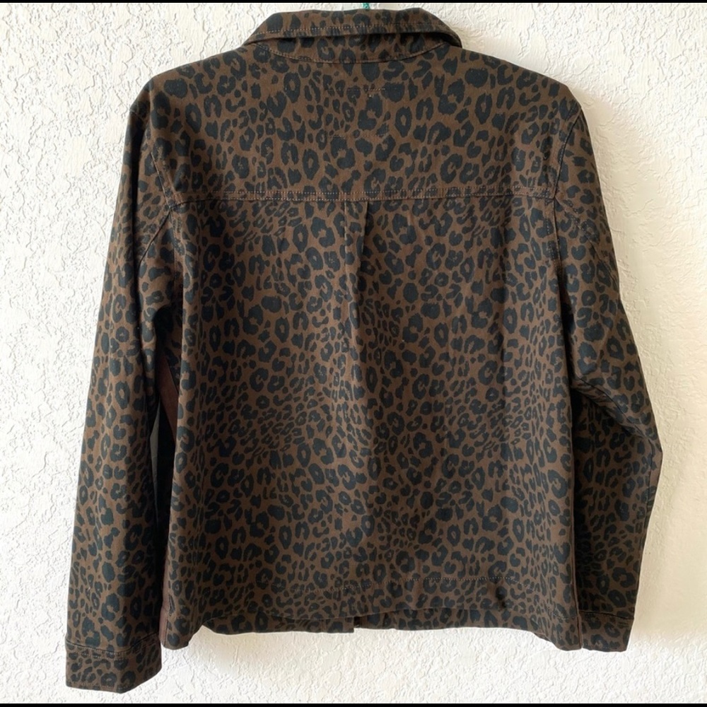 NWOT Anthropologie Sanctuary leopard print jacket - Picture 8 of 11